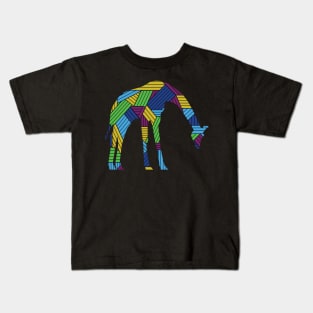 Funny giraffe colorful tshrit Kids T-Shirt